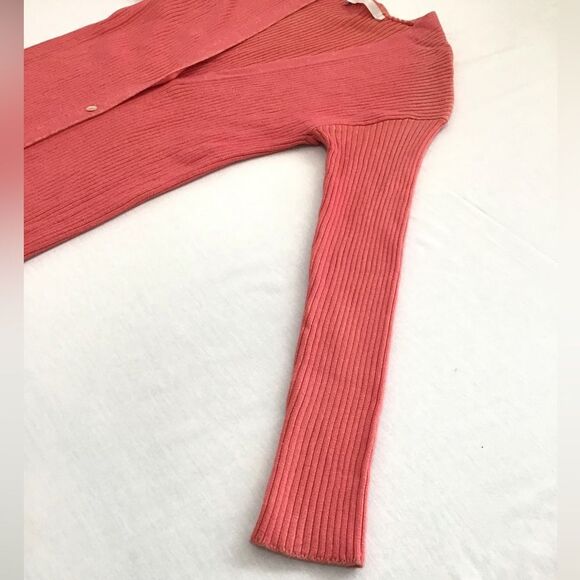 One Grey Day Sweater Ribbed Long Sleeve Cardigan Duster Size XS - Picture 7 of 13